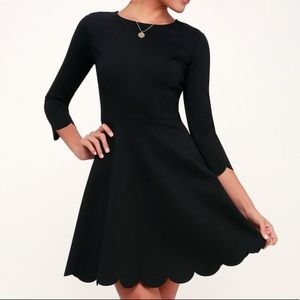 NWT Lulus Cumulonimbus Cloud Skater Dress Size XS